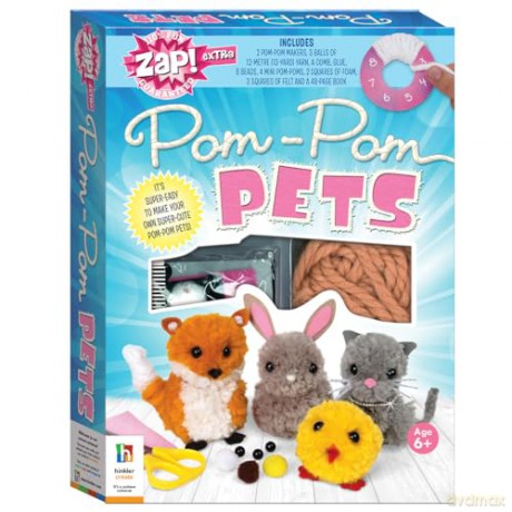 Zap! Extra Pom-Pom Pets - Hinkler Books [KSIĄŻKA]