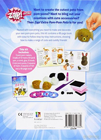 Zap! Extra Pom-Pom Pets - Hinkler Books [KSIĄŻKA]