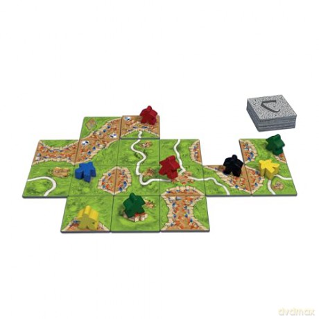 Z-Man Games | Carcassonne | Board Game | Ages 7+ | 2-5 Players | 45 Minutes Playing Time [KSIĄŻKA]