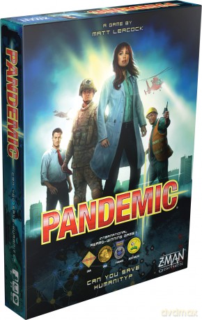 Z-Man Games | Pandemic | Board Game | Ages 8+ | 2-4 Players | 45 Minutes Playing Time [KSIĄŻKA]
