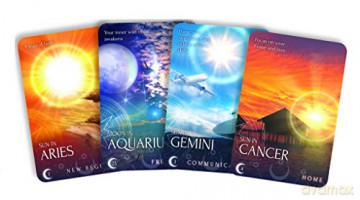 Zodiac Moon Reading Cards: Celestial guidance at your fingertips - Patsy Bennett [KSIĄŻKA]