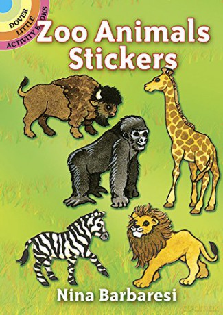 Zoo Animals Stickers: Dover Little Activity Books - William Goldman [KSIĄŻKA]