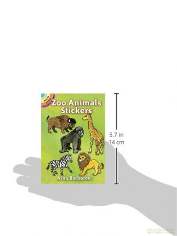 Zoo Animals Stickers: Dover Little Activity Books - William Goldman [KSIĄŻKA]