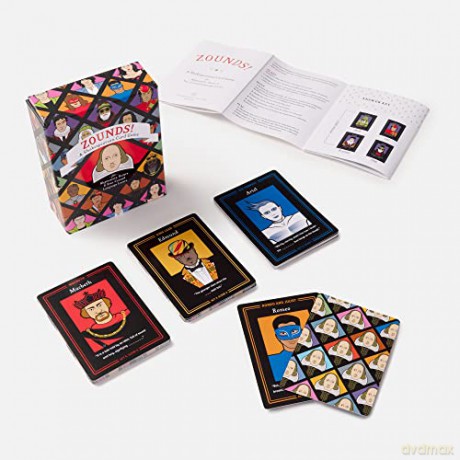 Zounds!: A Shakespearean Card Game for Rhymesters, Rulers, and Star-Crossed Language Lovers - Thomas W. Cushing [KSIĄŻKA]
