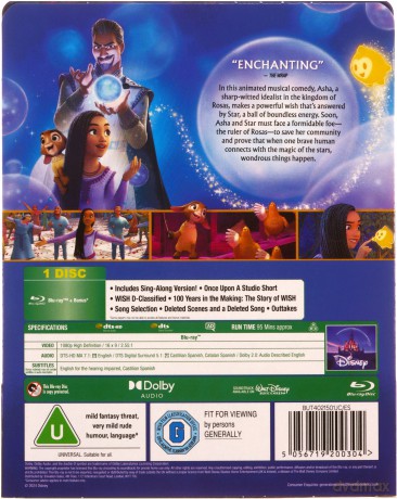 Wish (steelbook) (Życzenie) [Blu-Ray]