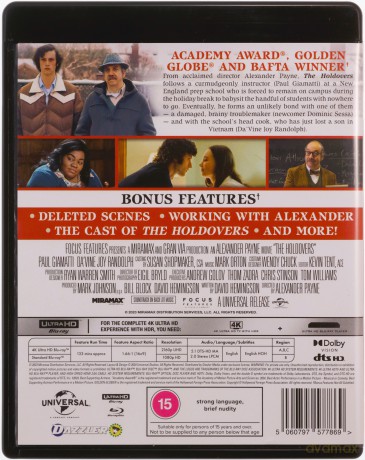 The Holdovers (Przesilenie zimowe) [Blu-Ray 4K]+[Blu-Ray]