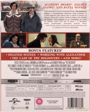 The Holdovers (Przesilenie zimowe) [Blu-Ray 4K]+[Blu-Ray]