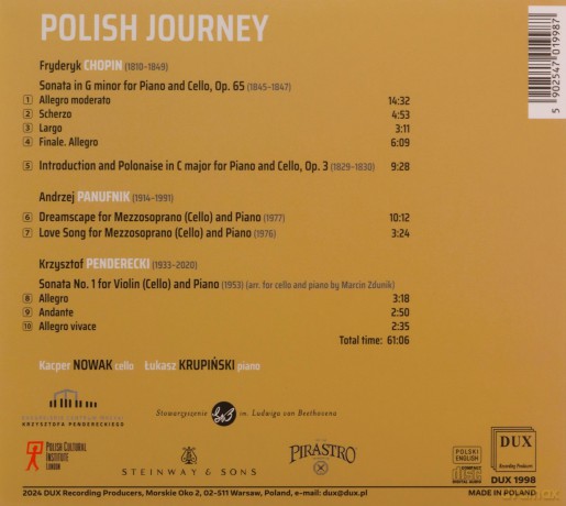 Kacper Nowak & Łukasz Krupiński: Polish Journey [CD]