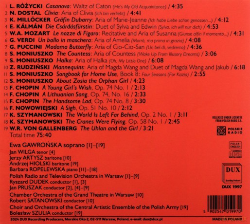 Ewa Gawrońska: Opera Arias And Songs [CD]