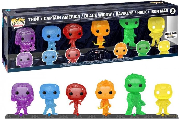 Funko Pop! Artist Series Infinity Saga 6Pack Avengers W/B - Sp Edition [FIGURKA]