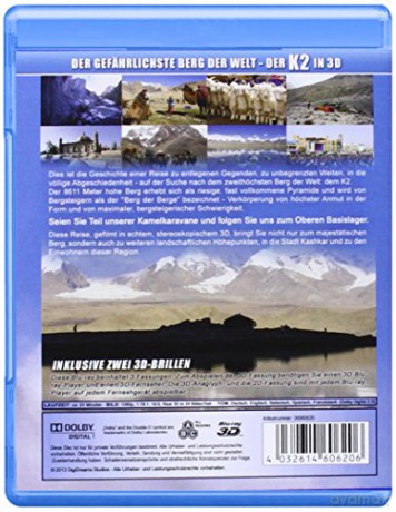 K 2 [Blu-Ray 3D]+[Blu-Ray]