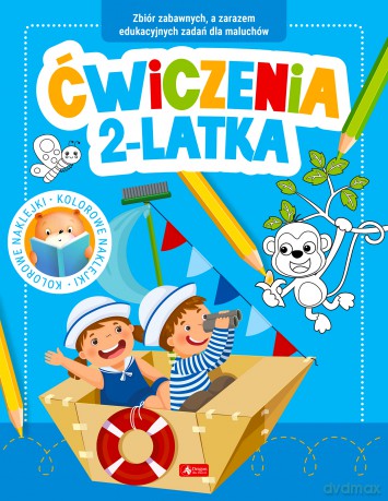 Ćwiczenia 2-latka z naklejkami [KSIĄŻKA]