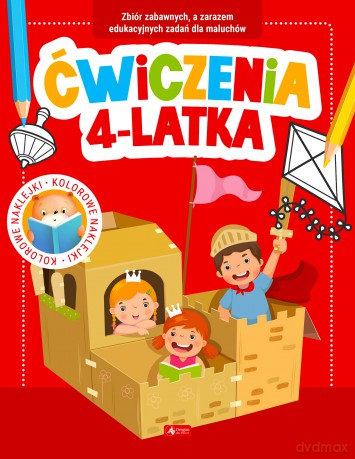 Ćwiczenia 4-latka z naklejkami [KSIĄŻKA]