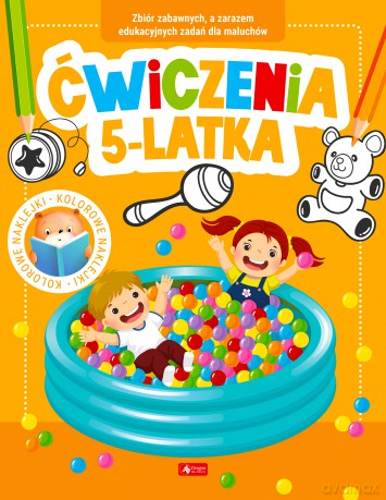 Ćwiczenia 5-latka z naklejkami [KSIĄŻKA]
