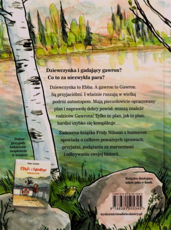 Ebba i Gawron. Szalona podróż - Frida Nilsson [KSIĄŻKA]