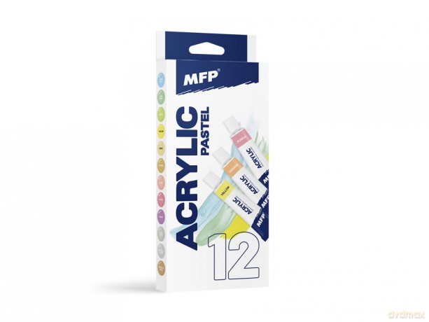 Farby akrylowe 12 kolorów 12ml 6300392