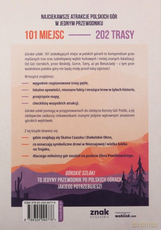Górskie szlaki. 101 zaskakujących miejsc w polskich górach - Tomasz Habdas [KSIĄŻKA]