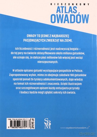 Kieszonkowy atlas owadów. 180 gatunków - Kamila Twardowska, Jacek Twardowski [KSIĄŻKA]