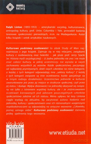 Kulturowe podstawy osobowości - Ralph Linton [KSIĄŻKA]