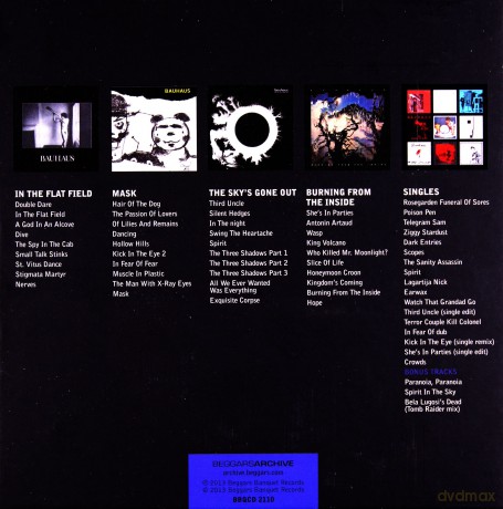 Bauhaus: 5 Albums Box Set [5CD]