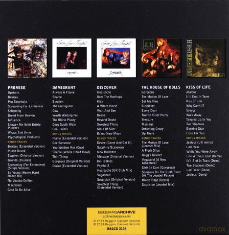 Gene Loves Jezebel: 5 Albums Box Set [5CD]