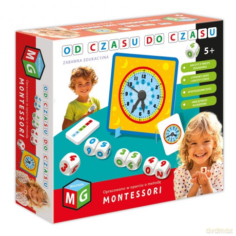 Montessori Od czasu do czasu zegar edukacyjny [GRA]