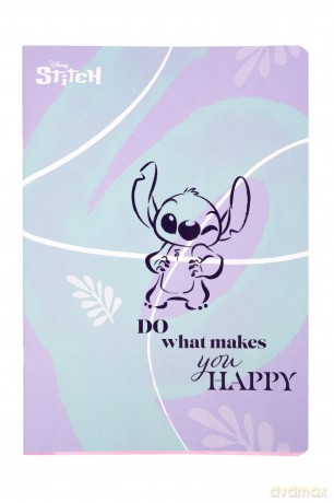 Paczka Zeszyt A5 60 k. linia Disney Fashion wzór 2 Stitch 6 szt.