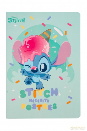 Paczka Zeszyt A5 60 k. linia Disney Fashion wzór 4 Stitch 6 szt.