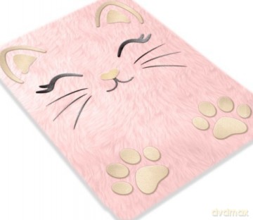Pamiętnik A5 z kłódką Astrapap Fluffy Kitty 96k linia