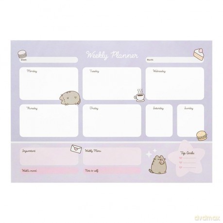 Planer tygodniowy A3 Pusheen BPSA30037