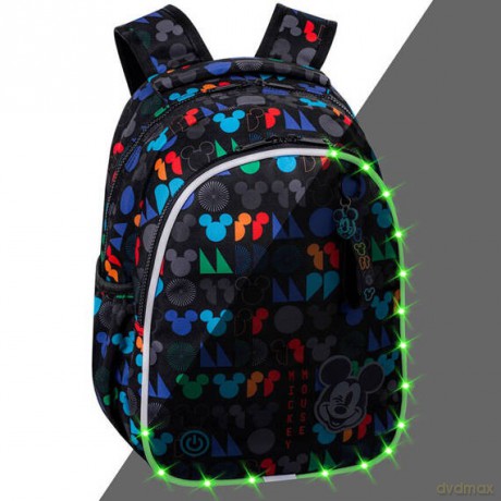 Plecak 2-komorowy Coolpack Jimmy Led Disney Core Mickey Mouse