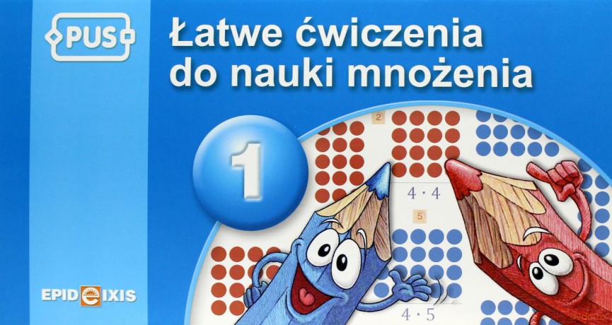 EPIDEIXIS PUS KSIĄŻKA Łatwe ćwiczenia do nauki mnożenia 1 [KSIĄŻKA]
