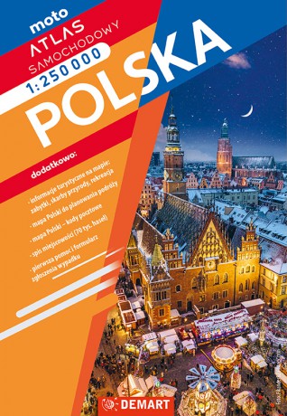 Polska Atlas samochodowy 1:250 000 [KSIĄŻKA]