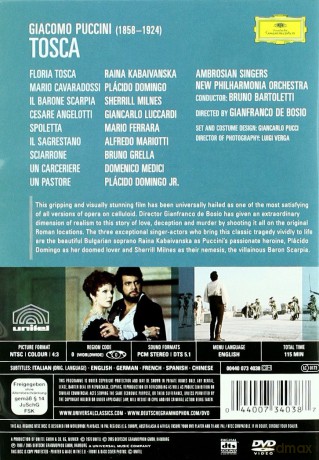 Placido Domingo: Puccini: Tosca [DVD]