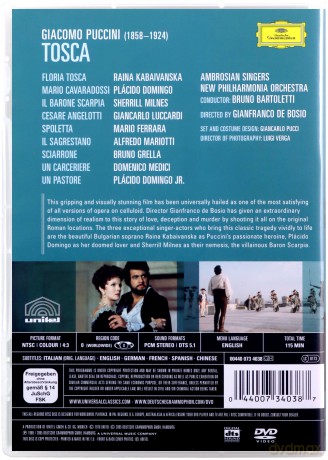 Placido Domingo: Puccini: Tosca [DVD]