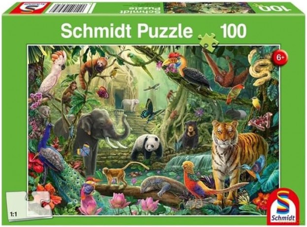 SCHMIDT 100 el. Kolorowa dżungla 112714 [PUZZLE]