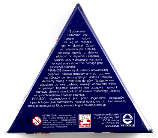 PIRAMIDA Ortograficzna P1 zasady pisowni języka polskiego  [GRA]