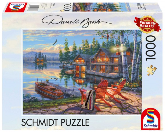 SCHMIDT 1000 el. PQ Jezioro Loon USA Darrel Bush 112718 [PUZZLE]