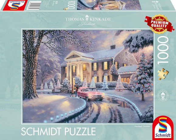 SCHMIDT 1000 el. PQ T. Kinkade Graceland zimą 112729 [PUZZLE]