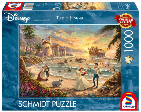 SCHMIDT 1000 el. PQ T. Kinkade Mała Syrenka Święto miłości Disney 112731 [PUZZLE]