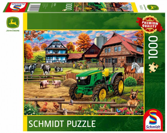 SCHMIDT 1000 el. PQ Traktor 5050E John Deere 112722 [PUZZLE]