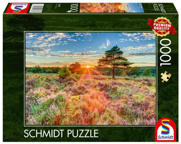 SCHMIDT 1000 el. PQ Zachód słońca na wrzosowisku 112743 [PUZZLE]