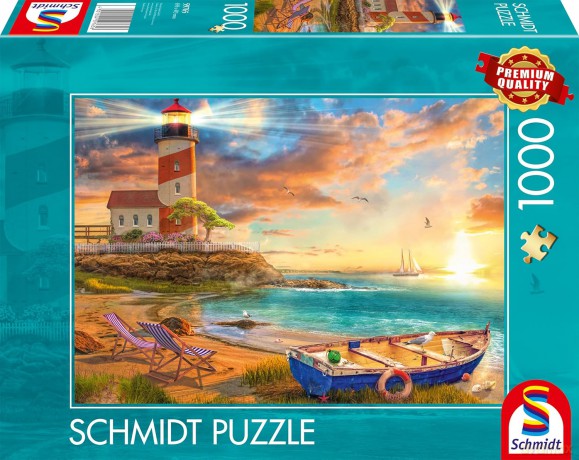 SCHMIDT 1000 el. PQ Zachód słońca nad zatoką 112740 [PUZZLE]