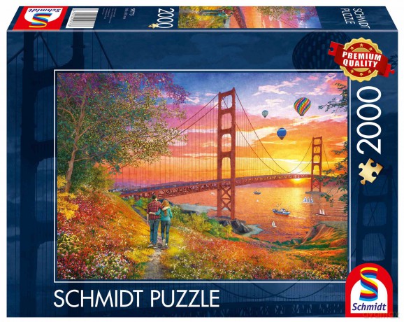 SCHMIDT 2000 el. PQ Spacer w pobliżu mostu Golden Gate San Francisco 112748 [PUZZLE]