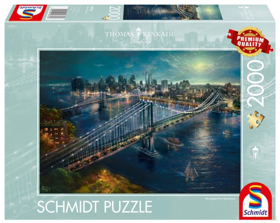 SCHMIDT 2000 el. PQ Światło księżyca nad Manhattanem Nowy Jork 112733 [PUZZLE]