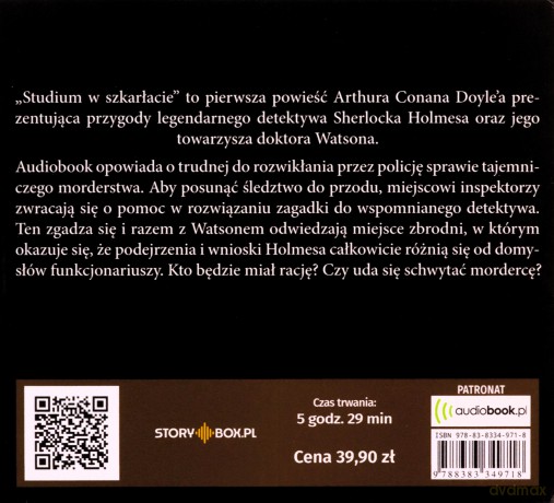 Sherlock Holmes. Studium w szkarłacie - Arthur Conan Doyle [AUDIOBOOK]