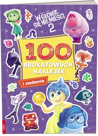 W głowie się nie mieści 2 100 brokatowych naklejek NB-9105 [KSIĄŻKA]