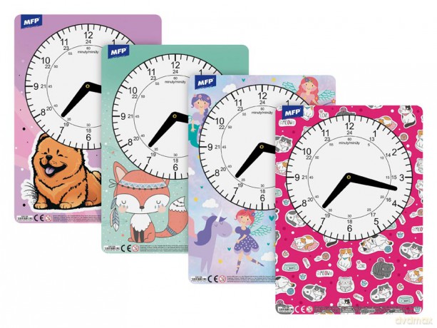 Zegar dziecięcy MFP z obrazkiem girls 1szt. mix 5301196