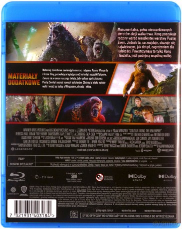 Godzilla i Kong: Nowe Imperium [Blu-Ray]
