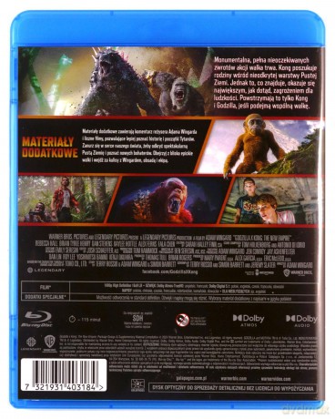 Godzilla i Kong: Nowe Imperium [Blu-Ray]